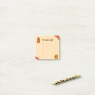 Notas Post-it® Salsa de tomate y nugget de pollo 
