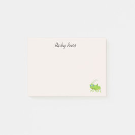 Notas Post-it® Saltamontes verde lindo morado