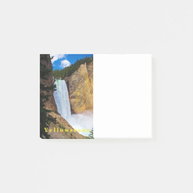 Notas Post-it® Saltos de Yellowstone Post-it-Notes (Anverso)