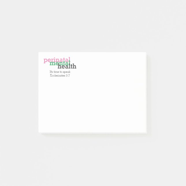 Notas Post-it® Salud mental | CONCIENCIA SOBRE LA ENFERMEDAD PERI (Anverso)