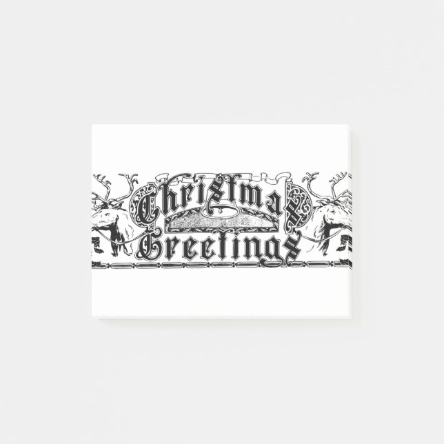 Notas Post-it® Saludos de Navidad (Anverso)