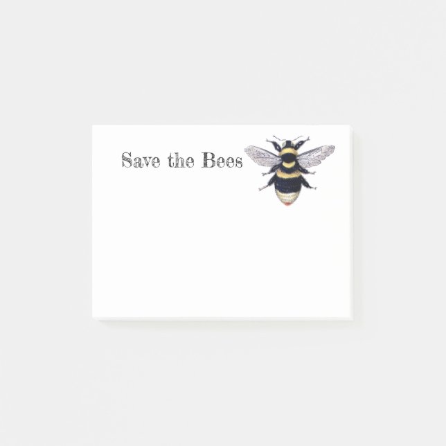 Notas Post-it® Salvar a las abejas (Anverso)