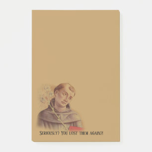 Notas Post-it® San Antonio chistoso de Padua
