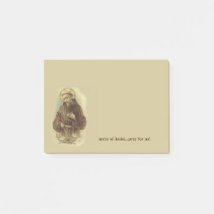 Notas Post-it® San Francisco de Asís Patrono de los Animales