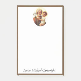 Notas Post-it® San José Niño Jesús Católico Tradicional