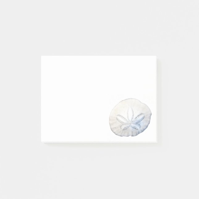 Notas Post-it® Sand Dollar Photo 4x3 Notes Stationery (Anverso)