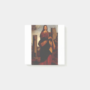 Notas Post-it® Santa Bárbara Icono Sagrado Arte Gráfico