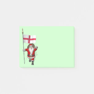 Notas Post-it® Santa Claus Con El Fin De Inglaterra