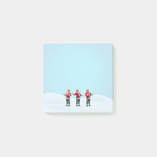 Notas Post-it® Santa Trump Sticky Notes  (Anverso)