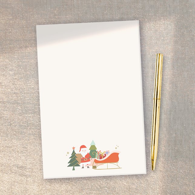 Notas Post-it® Santa y Trineo Navidad (Subido por el creador)