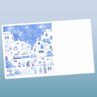 Santorini Grecia Acuarela