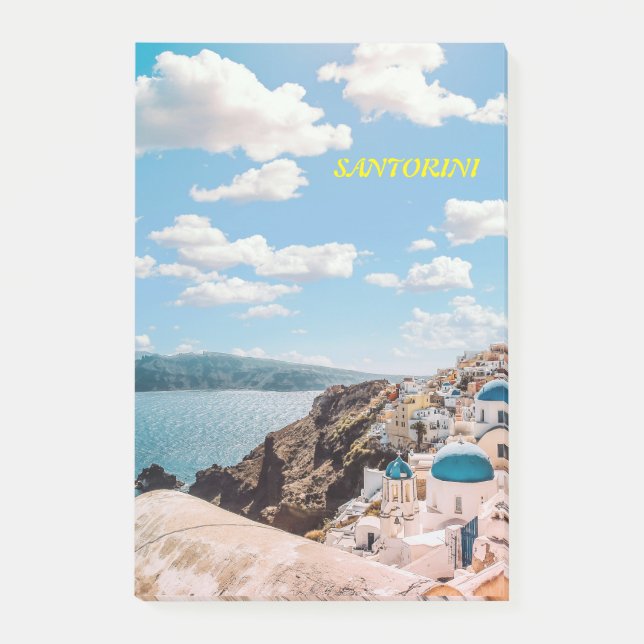 Notas Post-it® Santorini, Grecia Beach House (Anverso)
