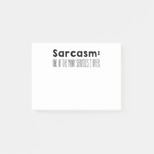 Notas Post-it® sarcasm