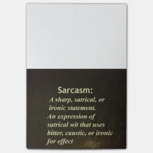 Notas Post-it® Sarcasmo