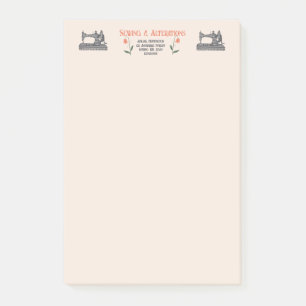 Notas Post-it® sastre de máquina de coser de época