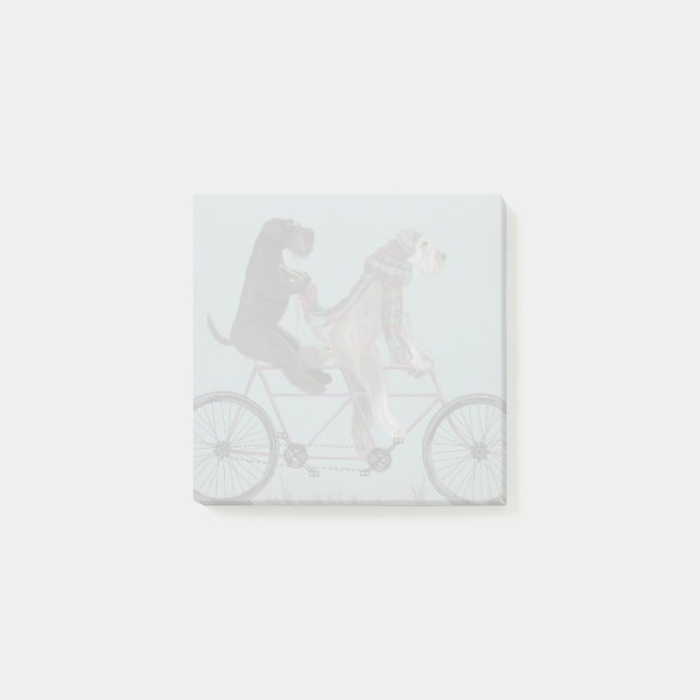 Notas Post-it® Schnauzer Tandem (Anverso)