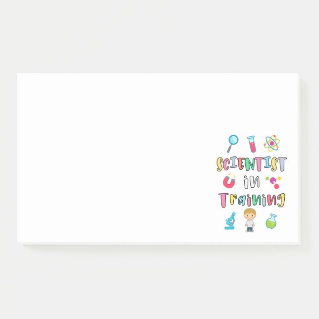 Notas Post-it® Scientist in Training for Young Scientists (Anverso)