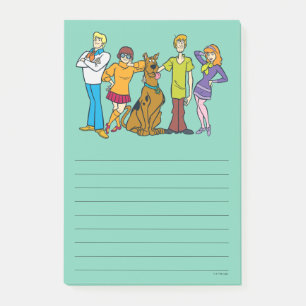 Notas Post-it® Scooby-Doo Grupo entero 14 Mystery Inc