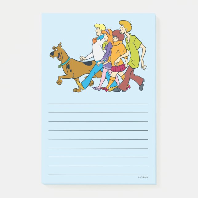 Notas Post-it® Scooby-Doo | Grupo entero 18 Mystery Inc (Anverso)