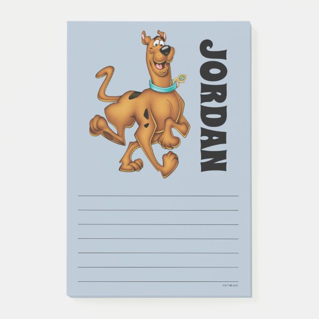 Notas Post-it® Scooby-Doo Happy Walk | Añadir su nombre (Anverso)