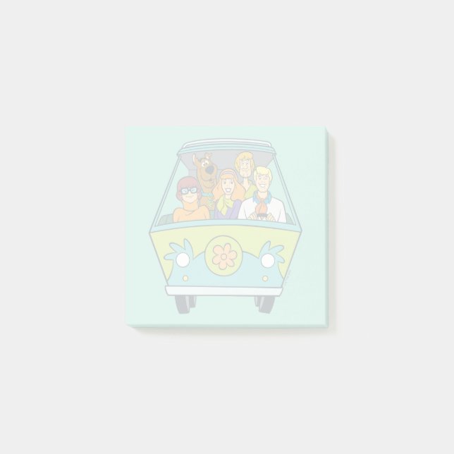 Notas Post-it® Scooby-Doo y la máquina de misterio de pandillas (Anverso)