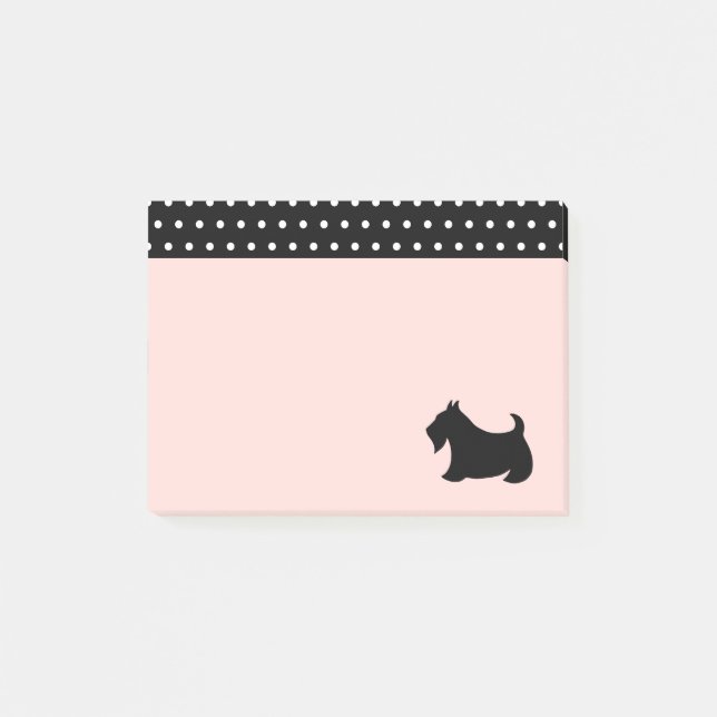 Notas Post-it® Scottish Terrier Post anota (Anverso)