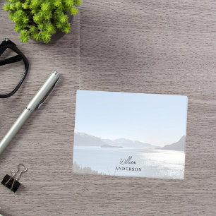 Notas Post-it® script de nombre de paisaje de foto personalizado