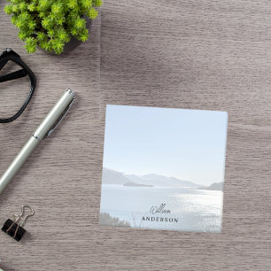 Notas Post-it® script de nombre de paisaje de foto personalizado
