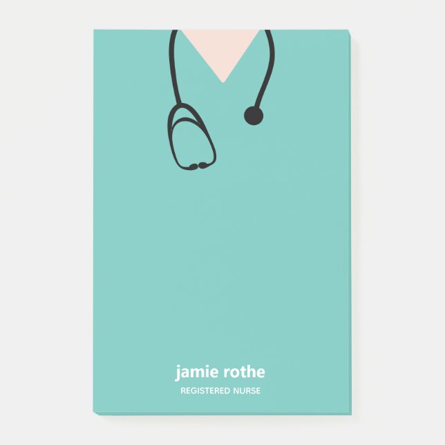 Notas Post-it® Scrubs Hospitalarios Médicos (Anverso)