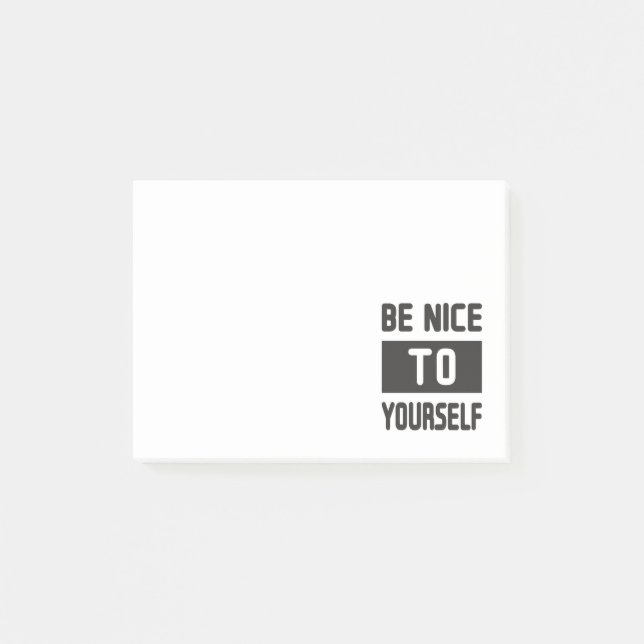 Notas Post-it® Sé amable contigo mismo (Anverso)