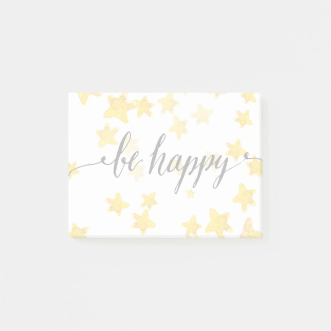 Notas Post-it® Sé feliz 3 (Anverso)
