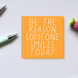 Notas Post-it® Sé la razón por la que alguien sonríe hoy Inspirad