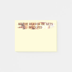 Notas Post-it® Sé la razón por la que RRHH se involucra