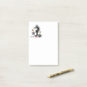 NOTAS POST-IT® SEAHORSE CON STARFISH