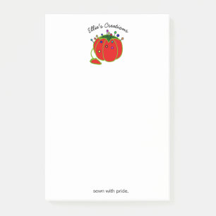 Notas Post-it® Seamstress Red Pin Cushion Seamstress