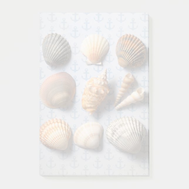 Notas Post-it® Seashells en el contexto del ancla (Anverso)
