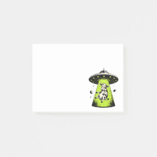 Notas Post-it® Secuestro de vaca alienígena Weirdcore Surrealista