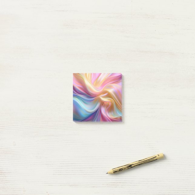 Notas Post-it® Seda de Pastel Colorido (Escritorio)