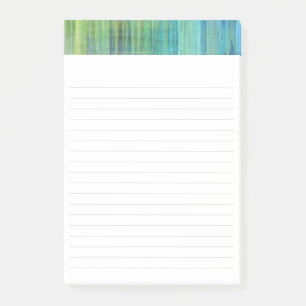 Notas Post-it® Sedona Cae Blue Aqua Lime 4" x 6"