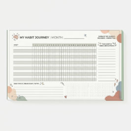 Notas Post-it® Seguidor de Hábitos Neurodivergentes Estéticos Vac