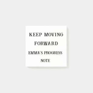 Notas Post-it® Seguir avanzando - Personalizado Sticky Motivacion