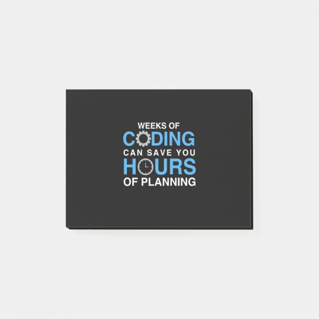 Notas Post-it® Semanas Programáticas De Codificación (Anverso)