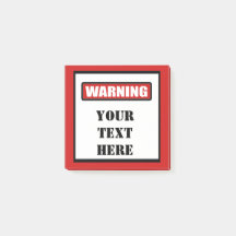 Señal de advertencia, publique 3x3