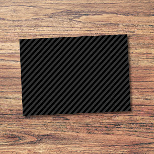 Notas Post-it® Sencilla franjas diagonales negras y negras