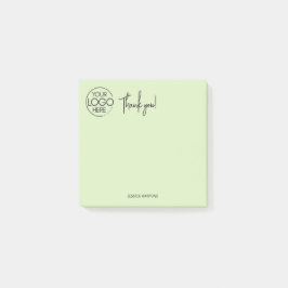 Notas Post-it® Sencilla historia personal gracias a verde pálido