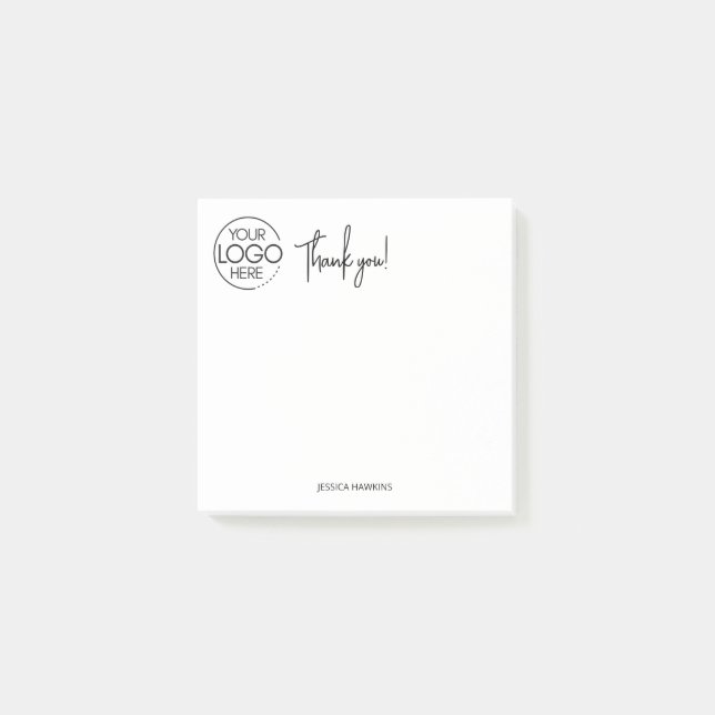 Notas Post-it® Sencilla historia personal gracias a White (Anverso)