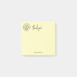 Notas Post-it® Sencilla historia personal gracias amarillo