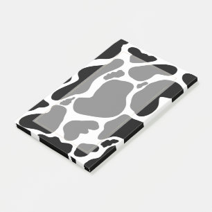 Notas Post-it® Sencillas manchas de vacas grandes en blanco y neg