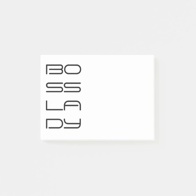 Notas Post-it® Señora de Boss (Anverso)