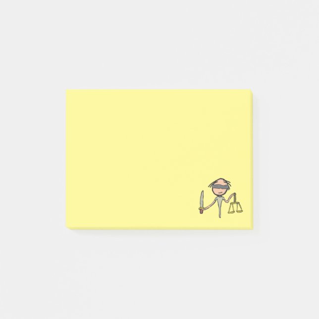 Notas Post-it® Señora Justicia (Anverso)